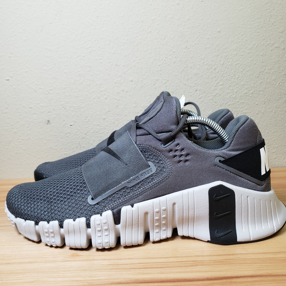 Nike Free Metcon 4 Training Sneaker Gray Black Lifting Gym SAMPLE Men's Size 10
